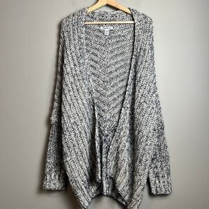 Tommy Bahama Cardigan Sweater Women's Small Chunky Knit Herringbone Long Sleeve